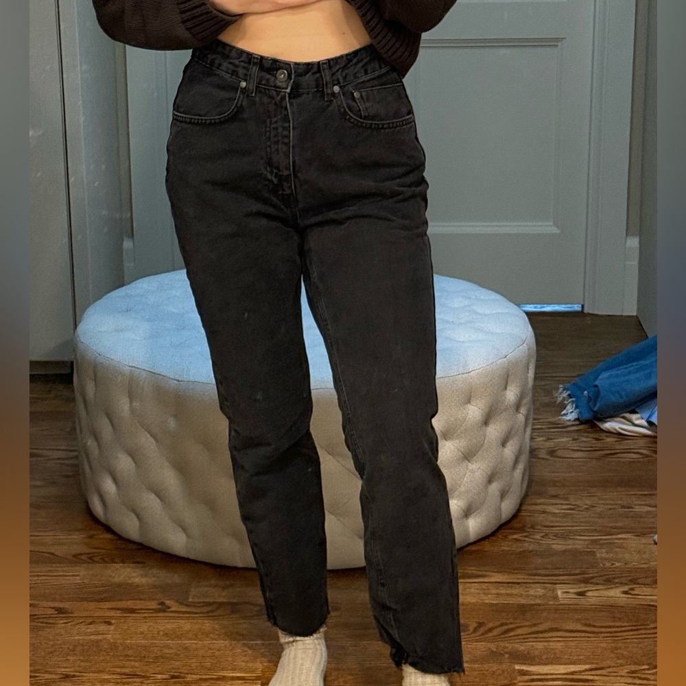 Black High-Waisted Jeans